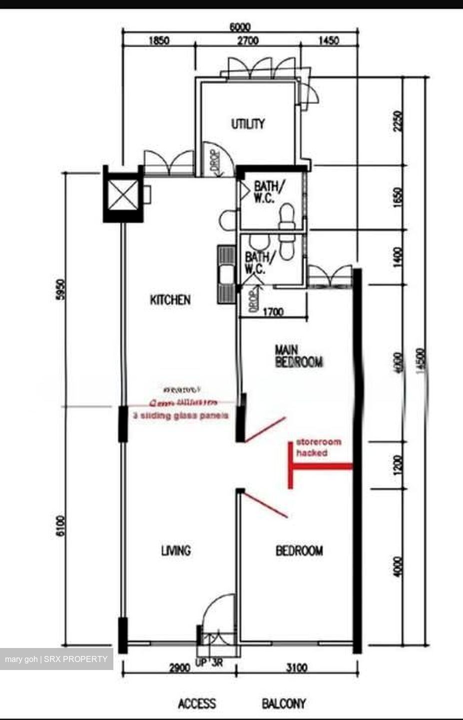 Blk 606 Yio Chu Kang Green (Ang Mo Kio), HDB 3 Rooms #588119041